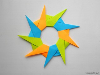 Додекаэдр из бумаги. Оригами Многогранник из бумаги