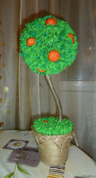 Топиарий -апельсиновое дерево. Дерево счастья. р. | Flickr