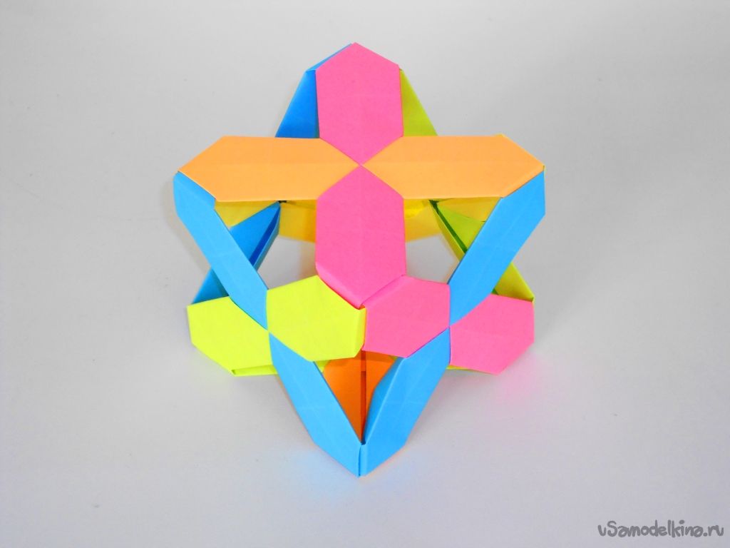 Поделки куб из бумаги (105 фото)