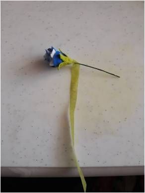 Феечка голубая розочка из полимерной глины Clay Craft by Deco